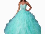 15 Year Old Birthday Dresses Sweetheart Neckline Beading Crystals Ball Gown Floor