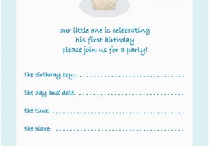 15 Year Old Birthday Invitations 10 Childrens Birthday Party Invitations 1 Year Old Boy