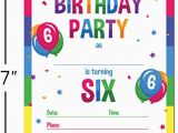 15 Year Old Birthday Invitations 6th Birthday Party Invitations with Envelopes 15 Count