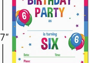 15 Year Old Birthday Invitations 6th Birthday Party Invitations with Envelopes 15 Count
