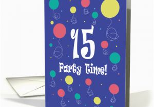 15 Year Old Birthday Invitations Birthday Party Invitation for 15 Year Old Balloon Party