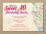 16 Birthday Invitation Wording Sweet 16 Birthday Invitations Templates Free Sweet 16