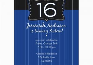 16 Year Old Birthday Invitations Boy 16th Birthday Invitation orderecigsjuice Info