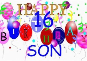 16th Birthday Cards for son Awesome 16th Birthday Wishes for Dear son Graphic Nicewishes