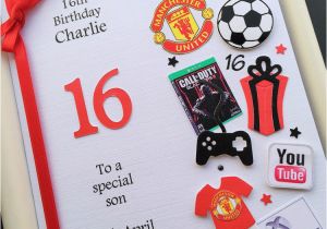 16th Birthday Cards for son Personalised 13th 14th 15th 16th Birthday Card for Boys