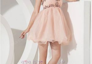16th Birthday Dresses Sexy orange Pink Short Skirt 16th Birthday Girls Dress