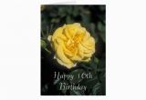 16th Birthday Flowers Happy 16th Birthday Flower Card Zazzle