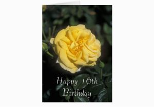 16th Birthday Flowers Happy 16th Birthday Flower Card Zazzle