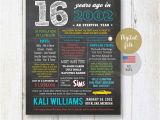 16th Birthday Gifts for Him 16th Birthday Gift for son Fun Facts 2002 Sign