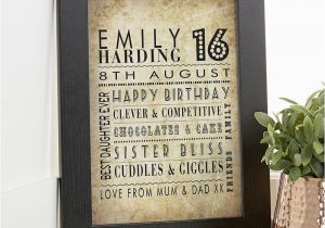 16th Birthday Gifts for Him Uk Personalised 16th Birthday Gifts with On Screen Previews