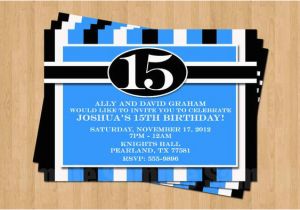 16th Birthday Party Invitations for Boys 13th 15th 16th Birthday Boy or Any Age Adult Birthday Party