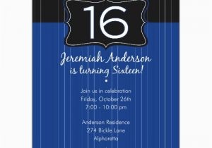 16th Birthday Party Invitations for Boys Boy 16th Birthday Invitation orderecigsjuice Info
