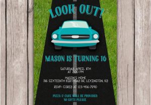 16th Birthday Party Invitations for Boys Printable 16th Sixteenth Birthday Party Invitation Boy 39 S