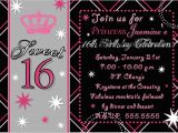 16th Birthday Party Invitations Templates Free Sweet 16th Birthday Invitations Templates Free