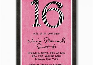 16th Birthday Party Invites 16th Birthday Invitation Ideas Cimvitation