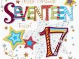 17 Year Old Birthday Cards Seventeen today 17th Birthday Greeting Card Cards