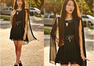 17th Birthday Dresses Jennifer Wang Oasap Chiffon Cape Dress Romwe Lock and