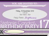 17th Birthday Invitation Ideas 17th Birthday Invitation Best Party Ideas