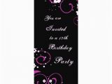 17th Birthday Invitation Ideas Floral 17th Birthday Party Invitations 4 Quot X 9 25