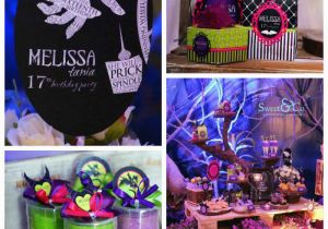 17th Birthday Party Decorations Kara 39 S Party Ideas Maleficent themed 17th Birthday Party