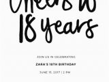 18 Year Old Birthday Party Invitations 18th Birthday Invitation Cards Designs by Creatives