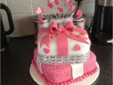 18th Birthday Cake Decorations Uk 18 Th 2 Tier Cake I Made Pinteres