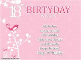 18th Birthday Card Messages Funny 18th Birthday Wishes Greeting and Messages Wordings and