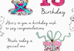 18th Birthday Cards for Girls Female 18th Birthday Greeting Card Cards