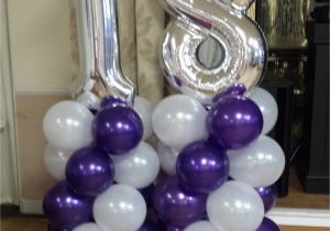 18th Birthday Flowers and Balloons Classic Decor for An 18th Birthday Vip Balloons