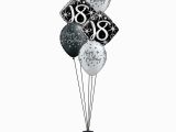 18th Birthday Flowers and Balloons Elegant 18th Birthday Balloon Bouquet Party Fever