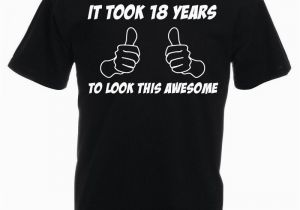 18th Birthday Gifts for Him Ebay It took 18 Awesome T Shirt Mens 18th Birthday Gifts Gift