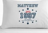 18th Birthday Gifts for Him Ebay Personalised 18th Birthday Pillowcase for Him Unique Born