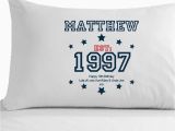 18th Birthday Gifts for Him Ebay Personalised 18th Birthday Pillowcase for Him Unique Born