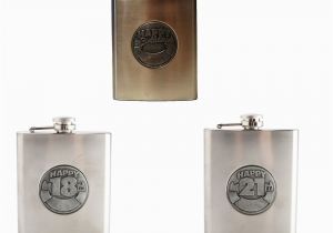 18th Birthday Gifts for Him Uk Happy Birthday 18th 21st 30th Hip Flask Great Funky Gift
