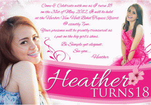 18th Birthday Invitation Card Designs Birthday Invites 18th Birthday Invitations Templates Free