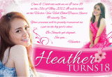 18th Birthday Invitation Card Sample Birthday Invites 18th Birthday Invitations Templates Free