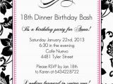 18th Birthday Invitation Templates Printable Free 18 Birthday Invitation Template