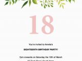 18th Birthday Invitation Templates Printable Free 39 Free 18th Birthday Invitation Templates 18 Birthday