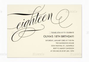 18th Birthday Invitation Templates Printable Free Free 18th Birthday Invitation Templates Best Party Ideas