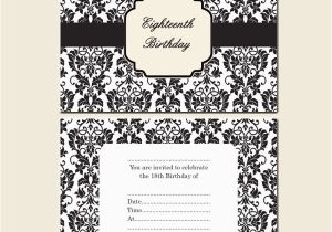 18th Birthday Invitation Templates Printable Free Invitation Templates 18th Birthday Http Webdesign14 Com