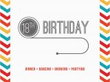 18th Birthday Invitations for Guys Free Printable 18th Birthday Invitation Template