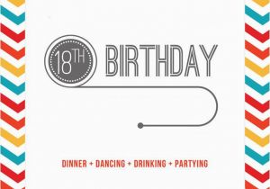 18th Birthday Invitations for Guys Free Printable 18th Birthday Invitation Template