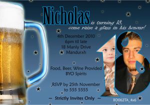 18th Birthday Invitations for Guys Personalised Guy 39 S 18th 21st Birthday Invitation