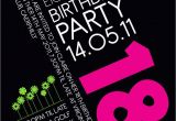 18th Birthday Party Invitation Ideas 18th Birthday Invitation Idea Party Pinterest