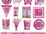 18th Birthday Party Supplies and Decorations 18th Pink Glitz Birthday Party Supplies Decorations