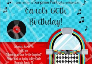 1950 S Birthday Invitations 1950 39 S Birthday Party Invitation 50 39 S sock Hop Diner In