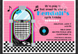 1950 S Birthday Invitations 1950s Party Invitations Cimvitation