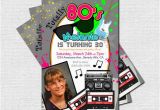 1980s Birthday Party Invitations 25 Best Ideas About 1980s Party Invitations On Pinterest