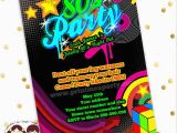 1980s Birthday Party Invitations Best 25 1980s Party Invitations Ideas On Pinterest 80s
