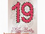 19th Birthday Invitations Free Printable Birthday Cards for Granddaughter Free